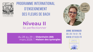 Formation fleurs de Bach niveau 2 agréée par le Centre Bach - Didenheim - mars 2026 9